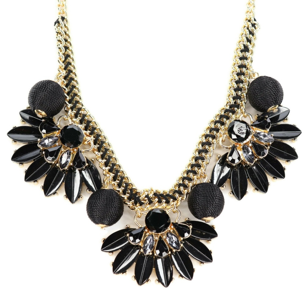 Inc Internat. Concepts GoldTone Black Stone